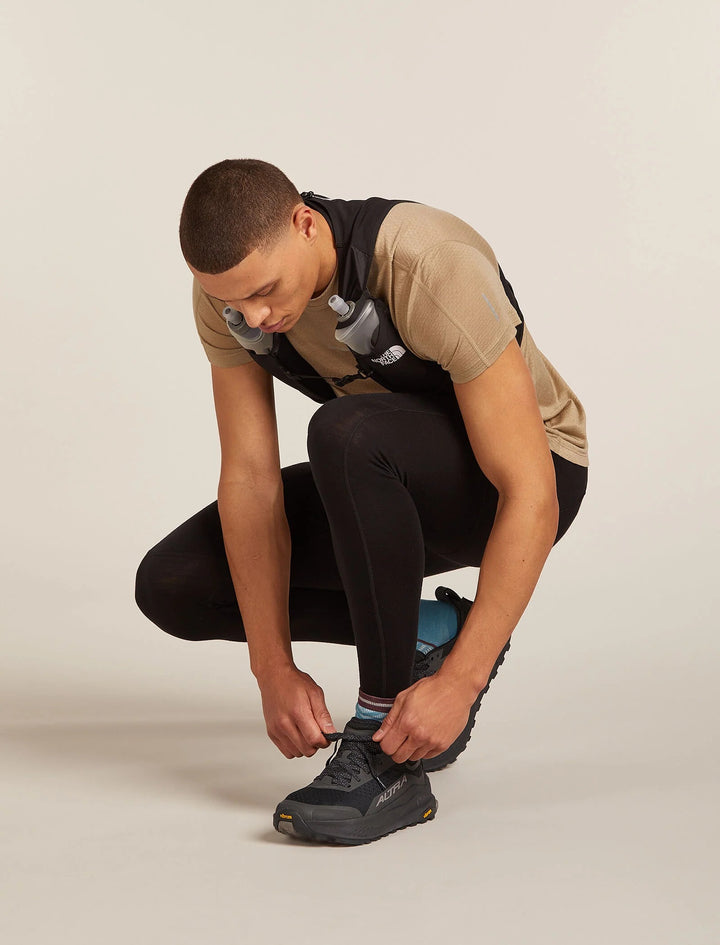 Mens Merino Blend Run+ Ultralight Mini Socks Topaz/Java 0A56VI