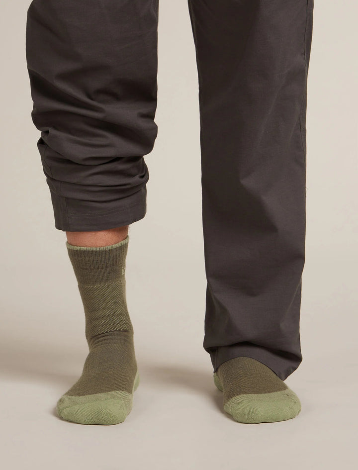 Mens Merino Hike+ Medium Crew Socks Loden/Lichen 0A578M