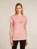 Womens Merino 150 Tech Lite S S T-Shirt Sunrise Summit Blush 0A576O