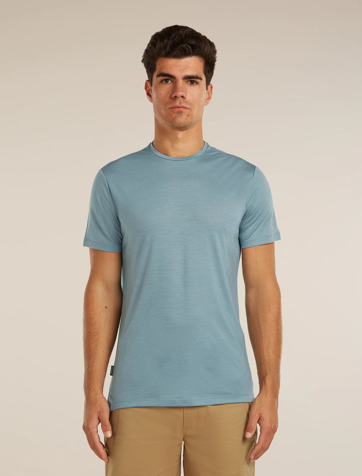 Mens Merino Blend 125 Cool-Lite Sphere SS Tee T-Shirt Flint 0A56ZM