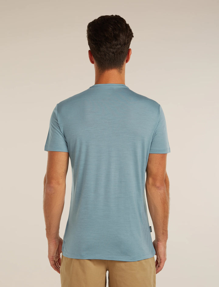 Mens Merino Blend 125 Cool-Lite Sphere SS Tee T-Shirt Flint 0A56ZM