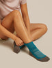 Womens Merino Hike+ Light Mini Socks Tidal teal/Porcini 0A578J
