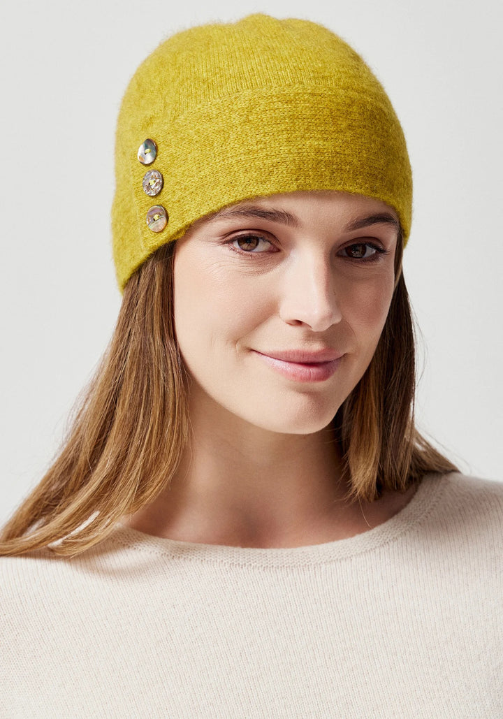 Womens Shell Beanie  Golden Pearl 0669