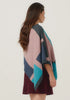 Womens Empress Poncho Rose Dust/Glacier  Multi