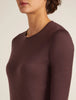 Womens 200 Oasis LS Crewe Java 104375