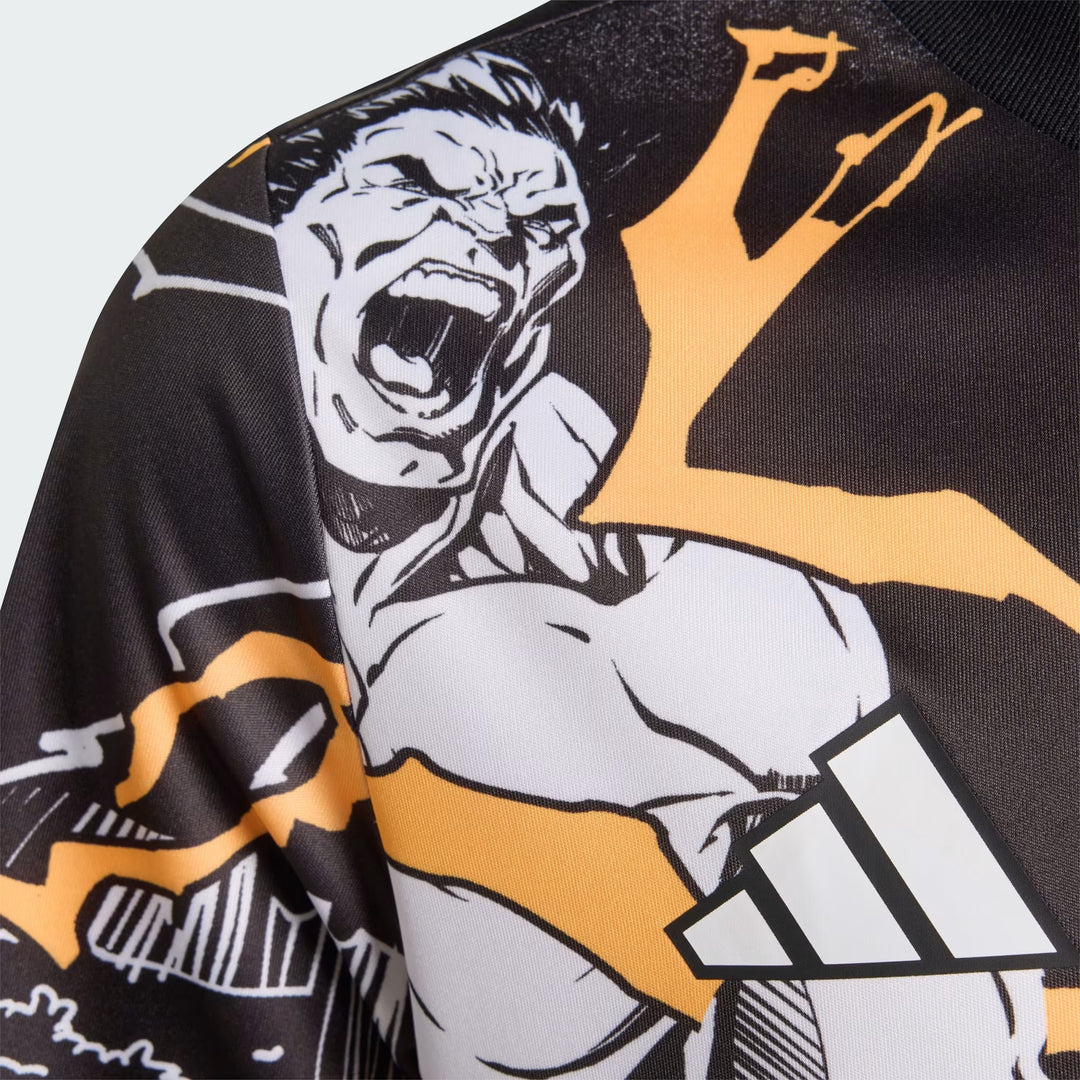 Youth ALL BLACKS MARVEL CAPTAINS RUN JERSEY KIDS KE8410