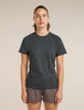 Womens Merino 200 Waffle Elevation Short Sleeve T-Shirt Obsidian 0A5792