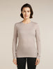 Womens 200 Oasis LS Crew Pink Quartz 104375
