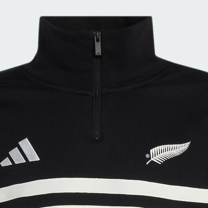 Mens New Zealand Rugby Leisurewear Quarter Zip Sweatshirt KQ8181