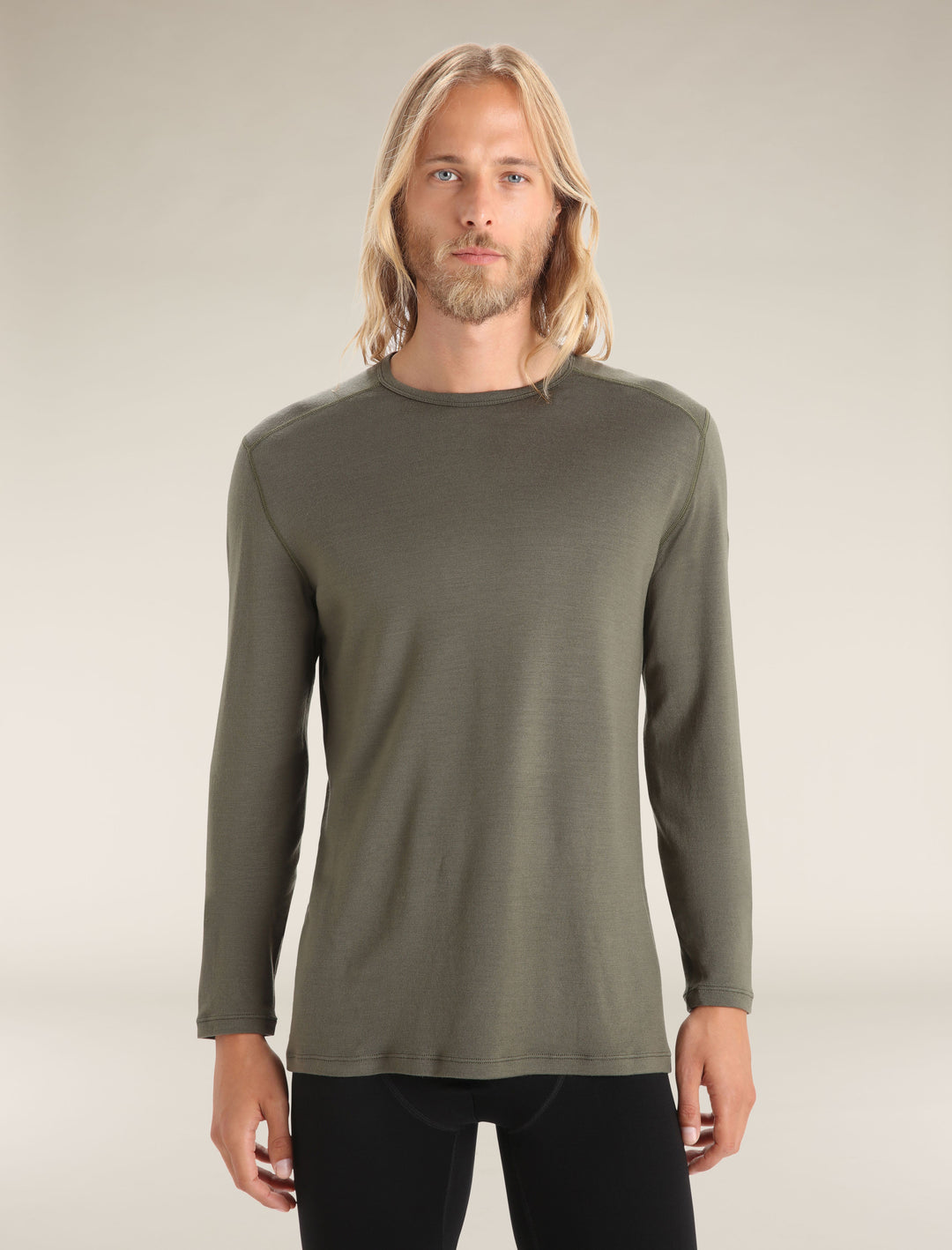 Mens Merino 260 Tech LS Crew Neck Thermal Top Loden 104371