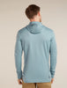Mens Merino 260 Quantum Long Sleeve Zip Hoodie Flint Blue  BA56W2
