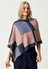 Womens Empress Poncho Rose Dust/Waterfall  Multi