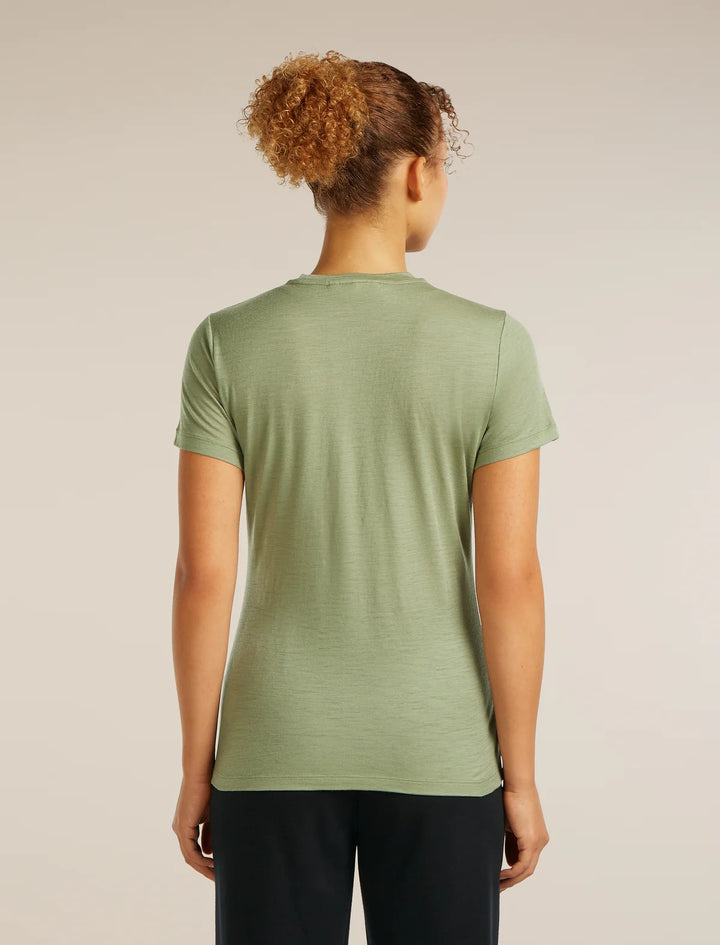 Womens Merino 150 Tech Lite S S T-Shirt Sparkling Stars Lichen 0A576M