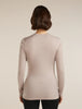 Womens 200 Oasis LS Crew Pink Quartz 104375
