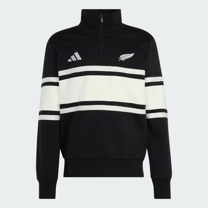Mens New Zealand Rugby Leisurewear Quarter Zip Sweatshirt KQ8181