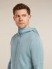 Mens Merino 260 Quantum Long Sleeve Zip Hoodie Flint Blue  BA56W2
