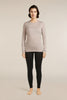 Womens 200 Oasis LS Crew Pink Quartz 104375