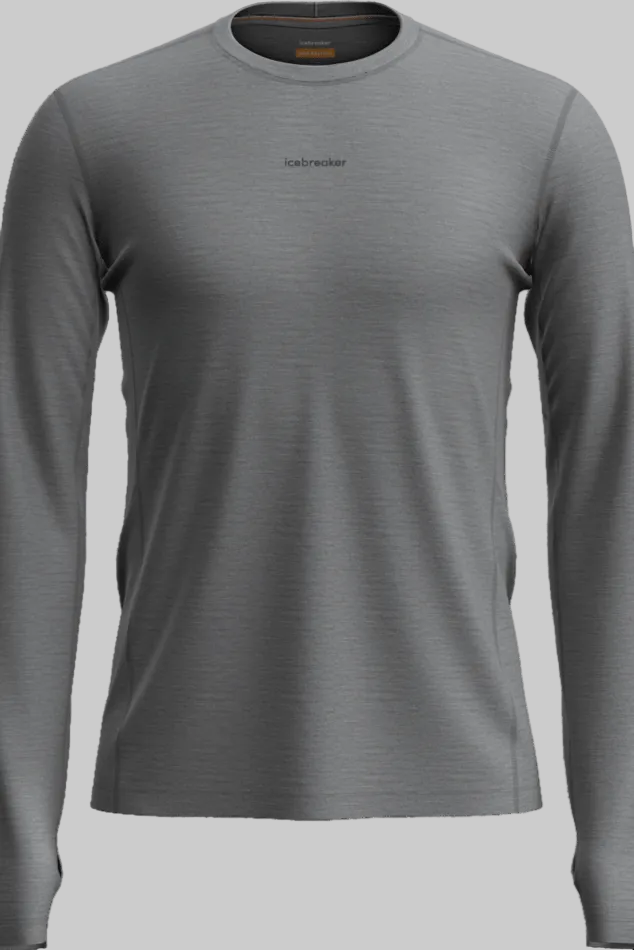 Mens  Merino 200 Fine Ace LS Crewe Jet Heather 0A57HP