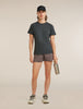 Womens Merino 200 Waffle Elevation Short Sleeve T-Shirt Obsidian 0A5792