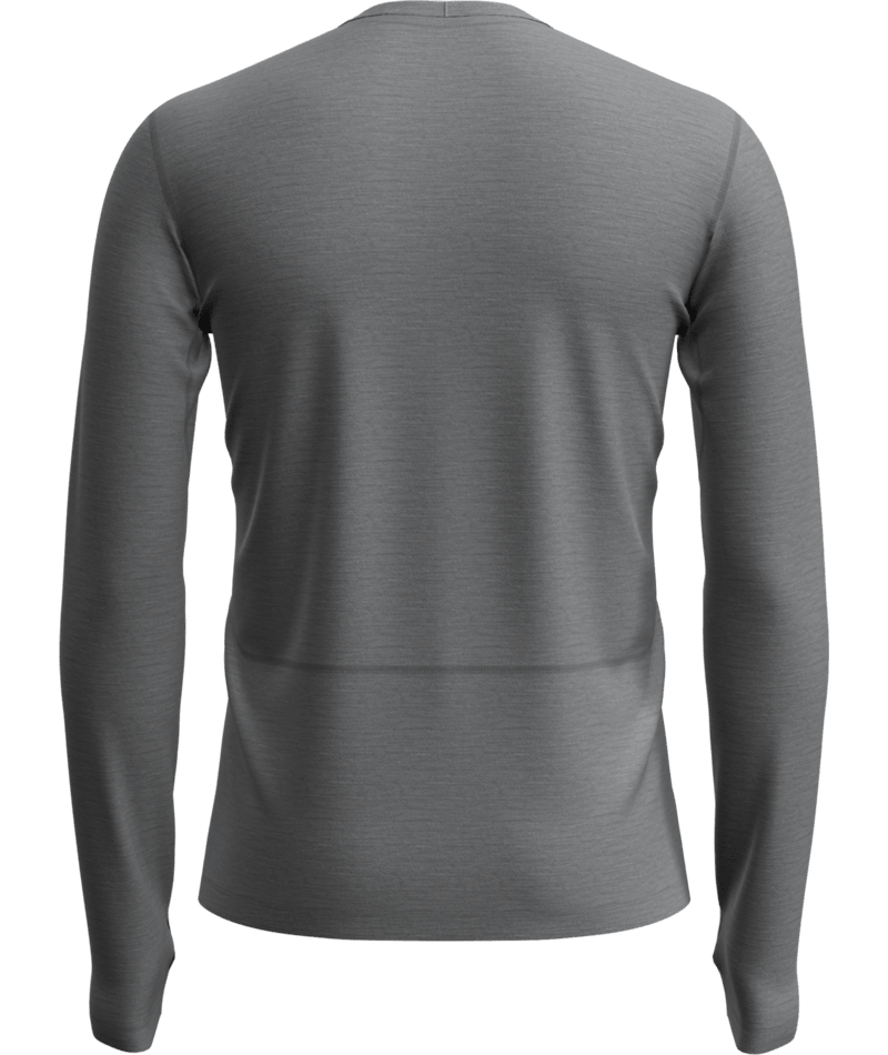 Mens  Merino 200 Fine Ace LS Crewe Jet Heather 0A57HP