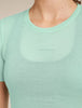 Womens Merino Blend 75 Cool-Lite™ Featherlight™ T- Shirt Mint  0A571D