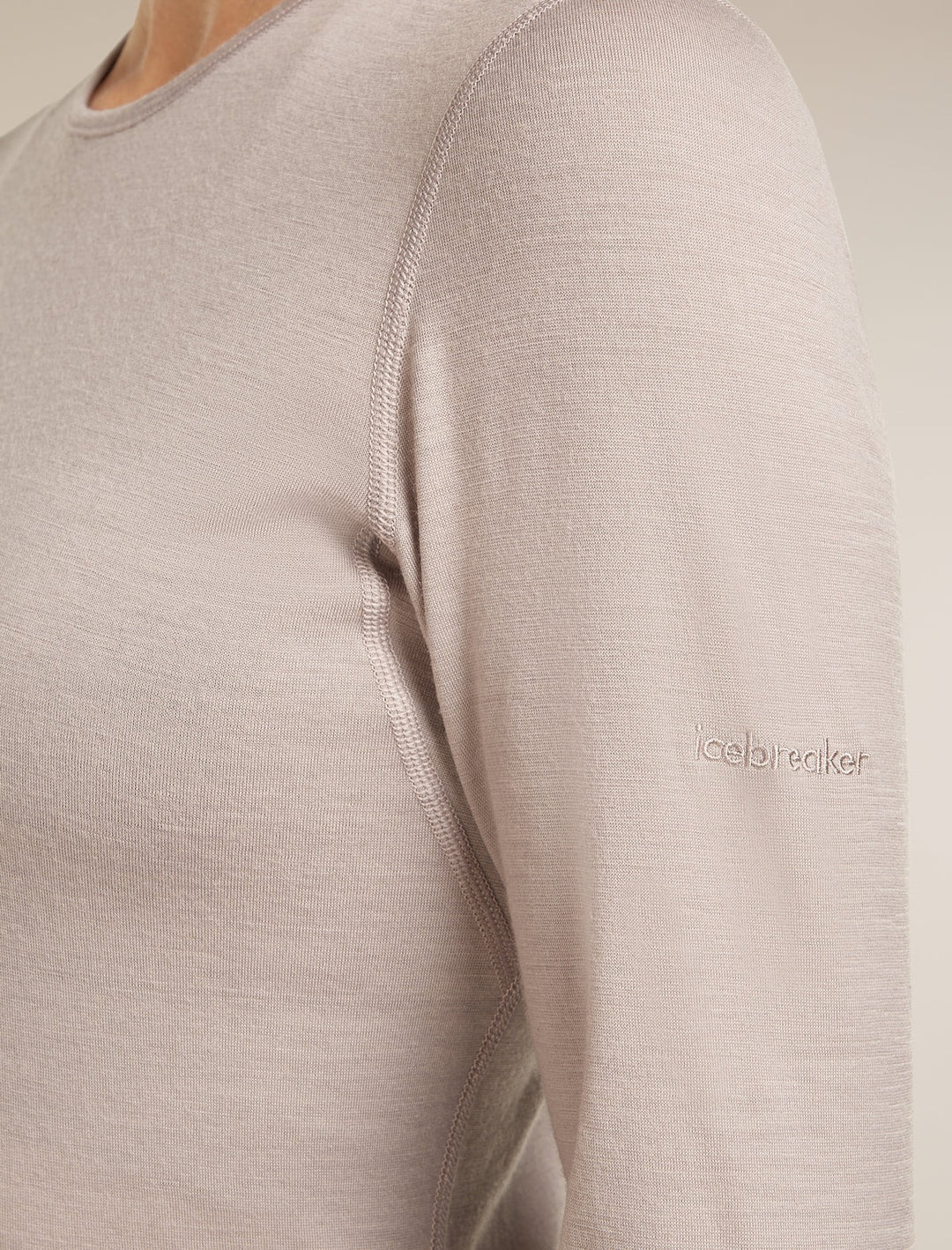 Womens 200 Oasis LS Crew Pink Quartz 104375