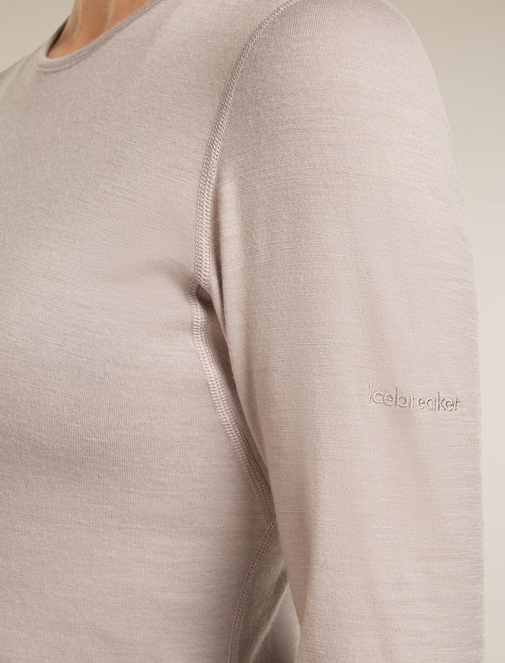 Womens 200 Oasis LS Crew Pink Quartz 104375