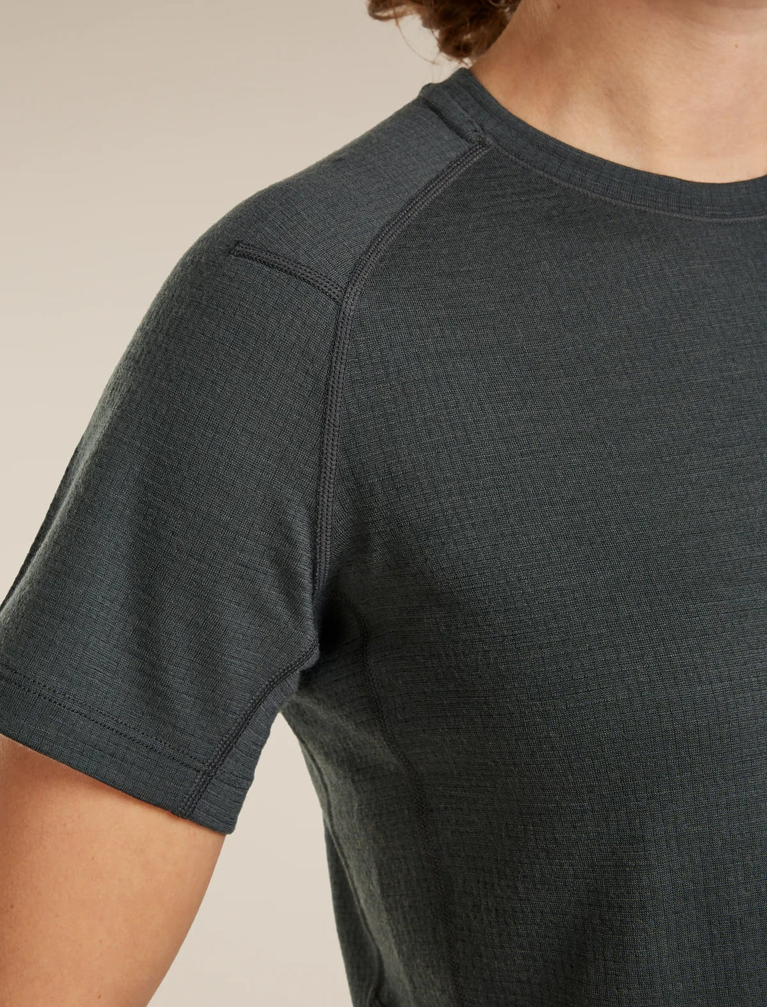 Womens Merino 200 Waffle Elevation Short Sleeve T-Shirt Obsidian 0A5792