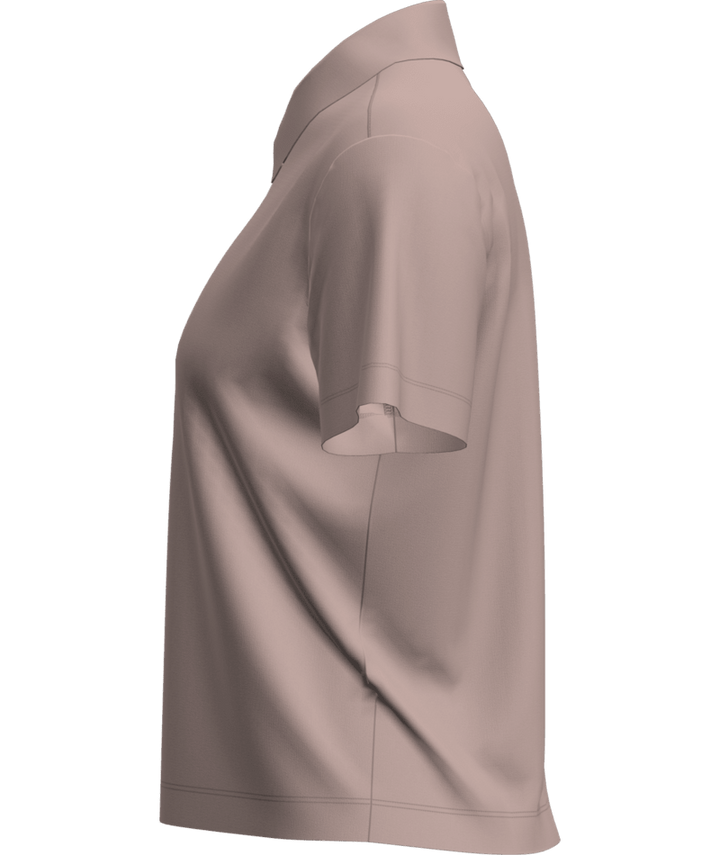 Womens 15.5 MerinoFine SS Polo Pink Quartz 0A57FJ