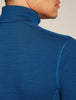 Mens Merino 400 RealFleece™ Descender Long Sleeve Zip Atlantis 0A571Q