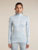 Womens Merino 260 Oasis Vertex Long Sleeve Half Zip Chillwave 0A57JE