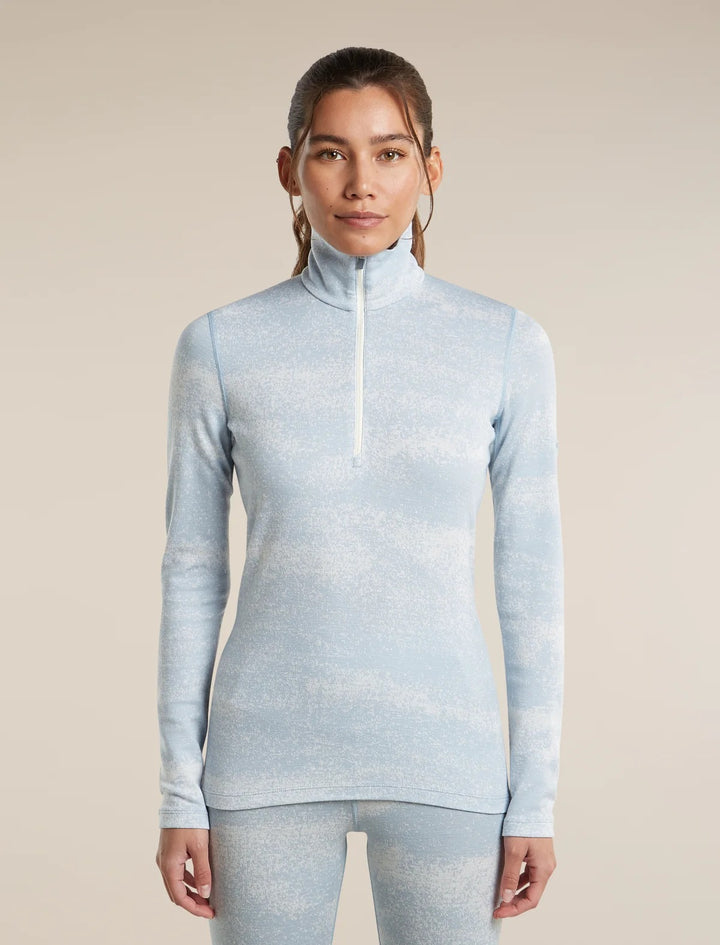 Womens Merino 260 Oasis Vertex Long Sleeve Half Zip Chillwave 0A57JE