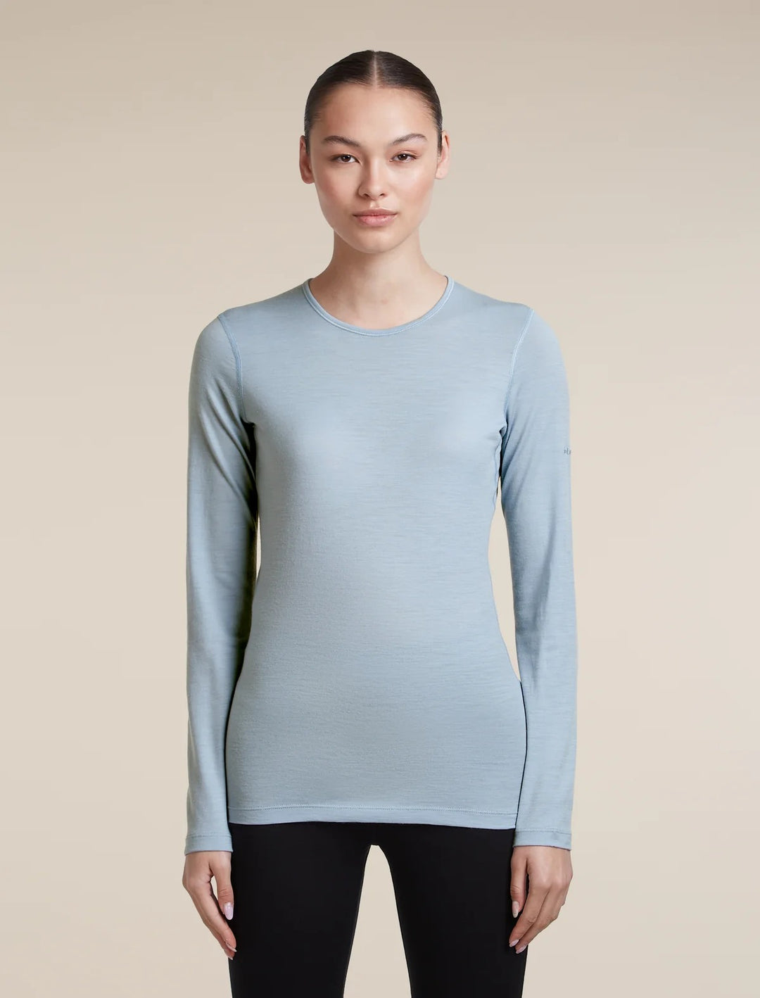 Womens 200 Oasis LS Crew  Zinc Blue 104375