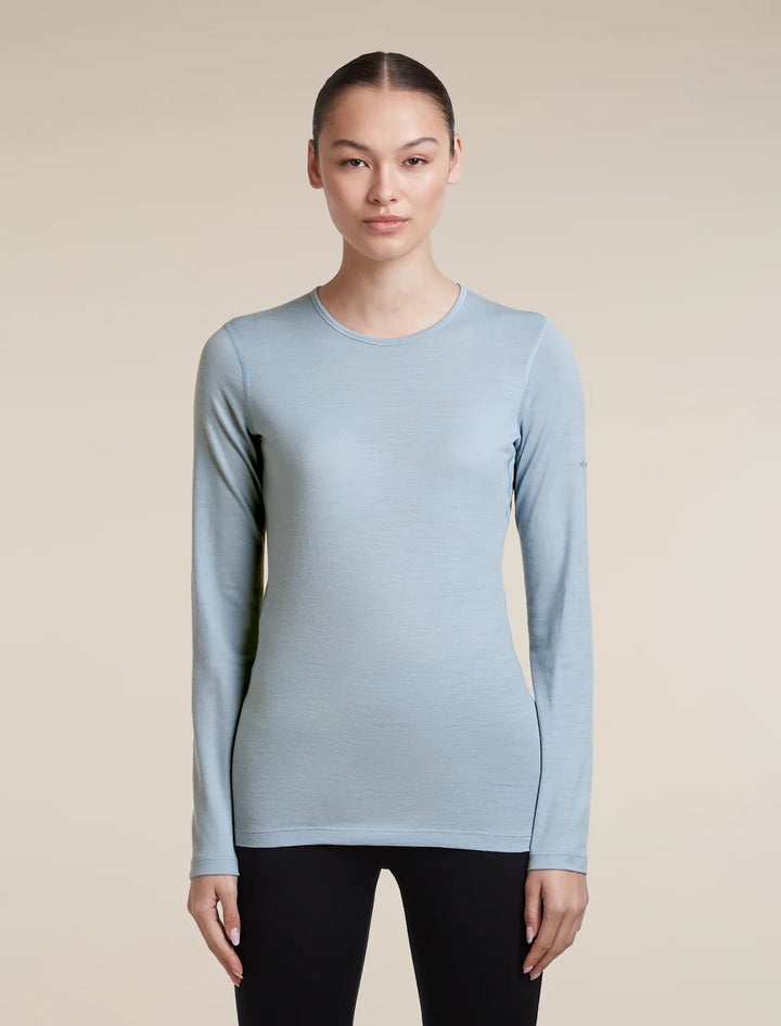 Womens 200 Oasis LS Crew  Zinc Blue 104375