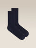 Womens Merino Lifestyle Fine Gauge Crew Socks Midnight Navy/Dark Loden 105253