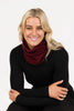 Unisex Plain Neck Warmer Cherry NX843