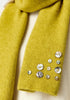 Womens Shell Scarf Golden Pearl 0668