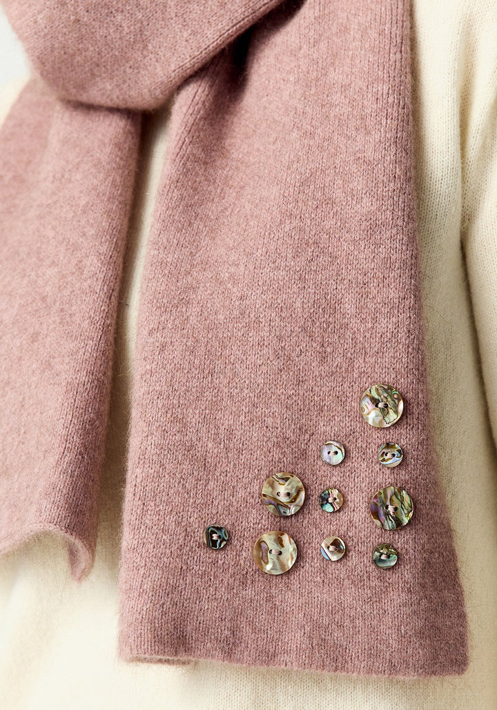 Womens Shell Scarf Rose Dust 0668