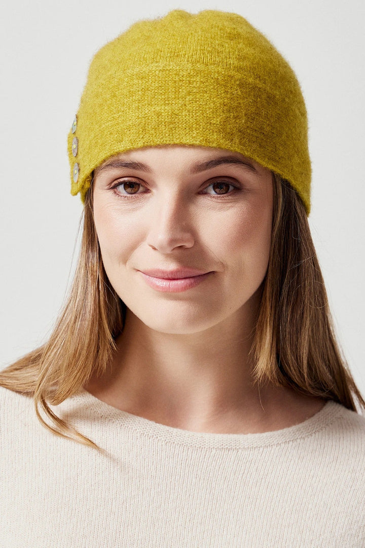 Womens Shell Beanie  Golden Pearl 0669
