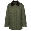Womens Daisy Quilted Jacket Olive Green