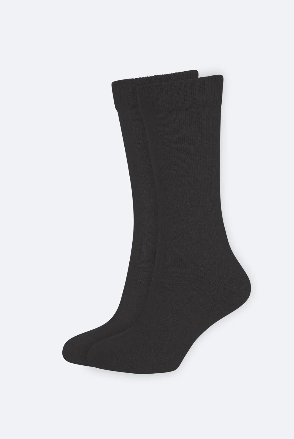 Mens Plain Possum Sock Black NX845