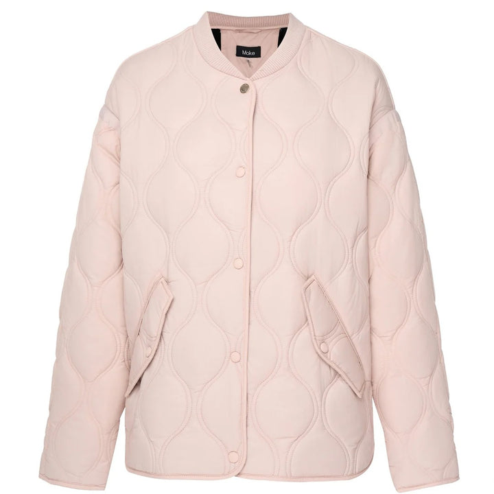 Womens Talei Quilt Bomber Blush