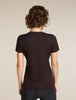 Womens Merino 150 Tech Lite Short Sleeve T Shirt Peaceful Pass Sleeve  Bittersweet 0A57JN