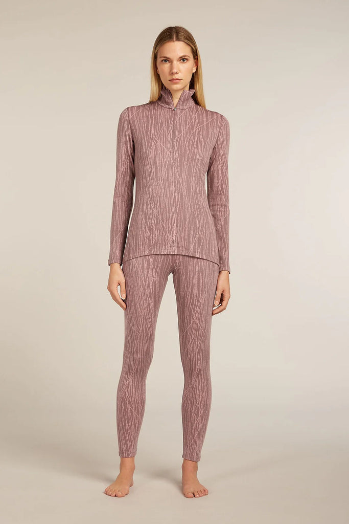 Womens 260 Tech Vertex Long Sleeve Half Zip Summit/ Blush 0A57BO