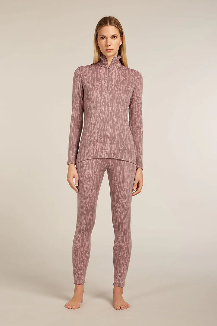 Womens 260 Tech Vertex Long Sleeve Half Zip Summit/ Blush 0A57BO