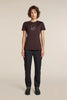 Womens Merino 150 Tech Lite Short Sleeve T Shirt Peaceful Pass Sleeve  Bittersweet 0A57JN