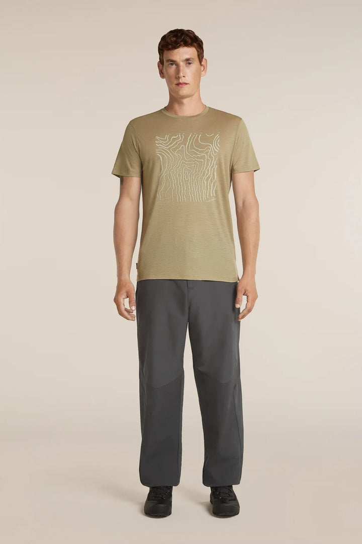 Mens Merino 150 Tech Lite Short Sleeve T Shirt Great Heights Cumin  0A57K3