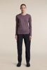 Womens  150 MerinoFine™ Ace Long Sleeve Tee Grey Plum 0A57LZ