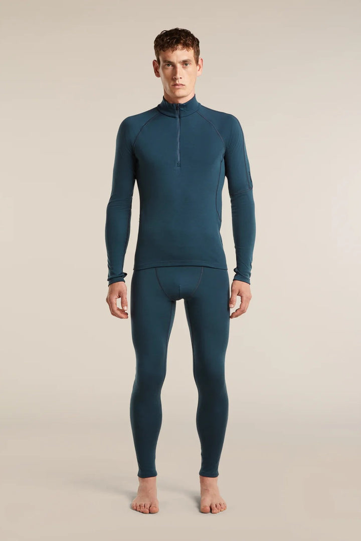 Mens 300 MerinoFine™ Polar LS Half Zip Thermal Top  Abyss BA56Q9