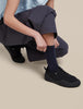 Womens Merino Lifestyle Fine Gauge Crew Socks Midnight Navy/Dark Loden 105253